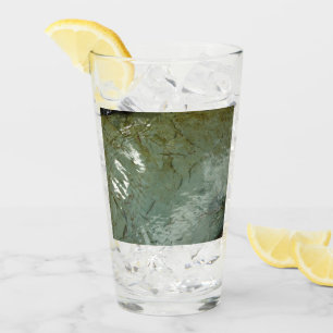 Wasserbedecktes Foto Glas