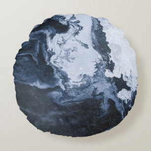 Wasserbildung Rundes Kissen