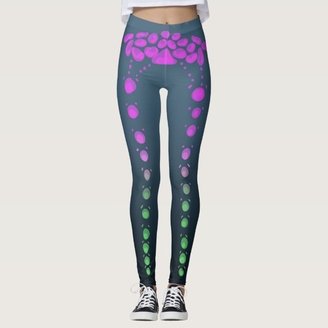 Wasserblasen Leggings (Vorderseite)