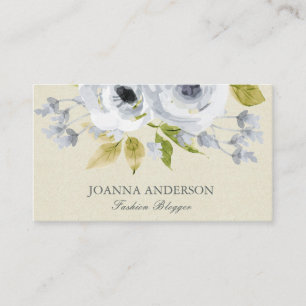 WASSERBLAUF GREEN WATERCOLOR VISITENKARTE