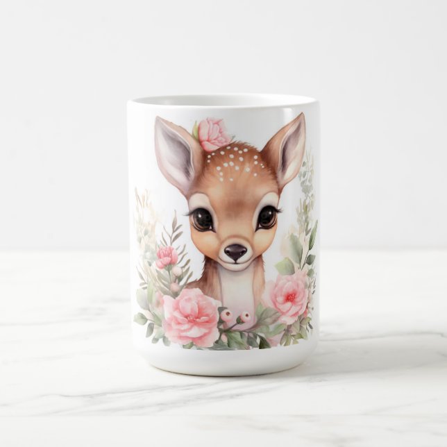 Wasserblütenhirsch Kaffeetasse (Mittel)