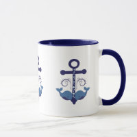 Wasserbootanker mit niedlichen Walen