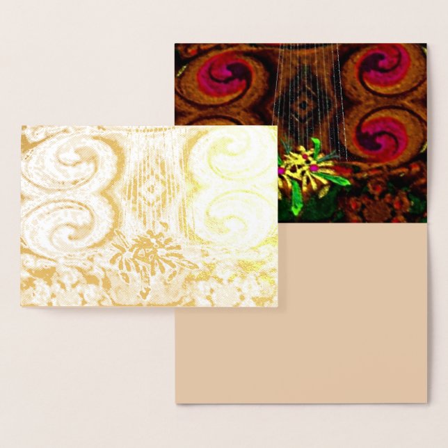 "Wasserbrunnen in Mexiko" Blank Card Folienkarte (Anzeige)