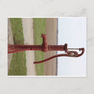 Wasserbrunnen von Iowa Postkarte