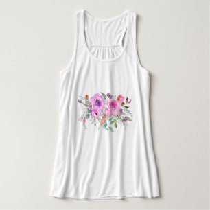 Wassercolor Bouquet Tank Top