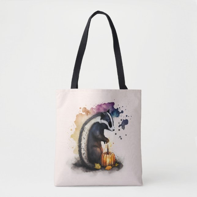 Wassercolor Skunk Halloween (Vorderseite)