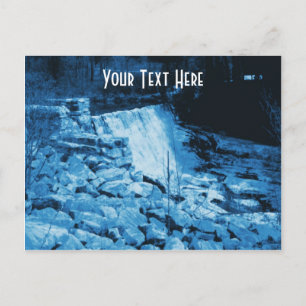 Wasserdamm Natur für den ländlichen Raum - individ Postkarte