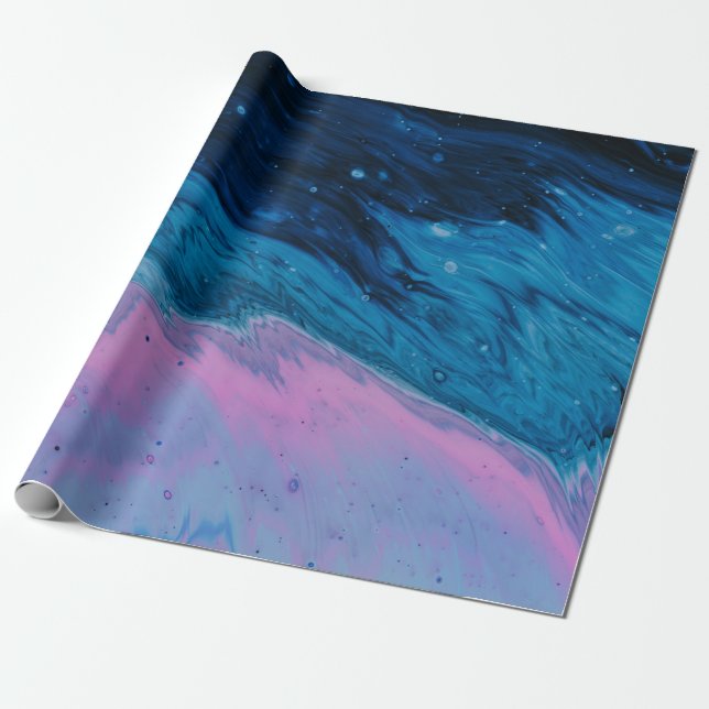 Wasserdarstellung Geschenkpapier (Ungerollt)