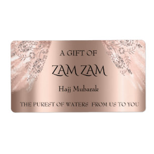 Wasserdekor Gastgeschenk Hochzeit Rose Gold Silber