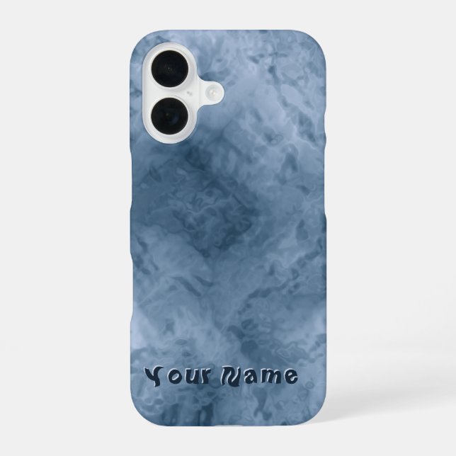 Wasserdesign -  iPhone 16 hülle (Rückseite)