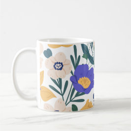 Wasserdichte Blume: Blumenzauber in jeder Seite Kaffeetasse