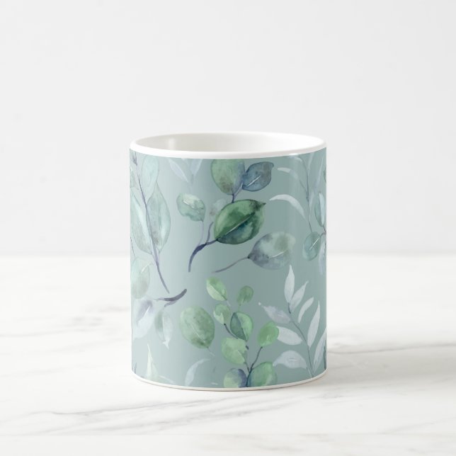 Wasserdichte Blume: Chic Floral Tasse Ästhetisch (Mittel)