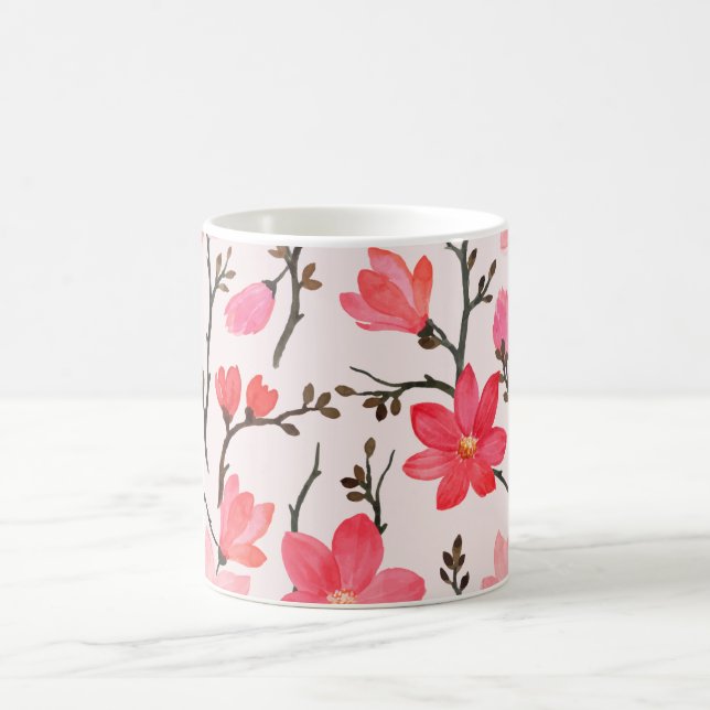 Wasserdichte Blume: Tasse Kunst mit blühendem Soul (Mittel)