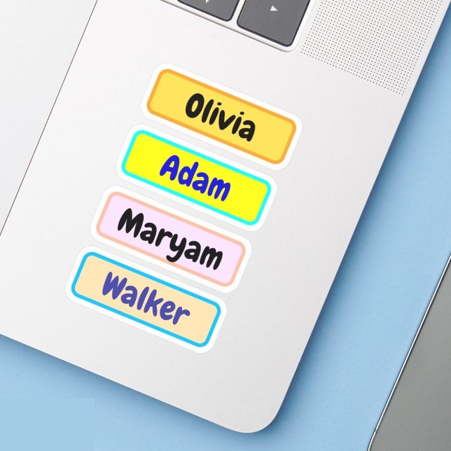 Wasserdichte Kennzeichnung der Kid-Namen, Aufklebe Aufkleber (personalized kids labels)