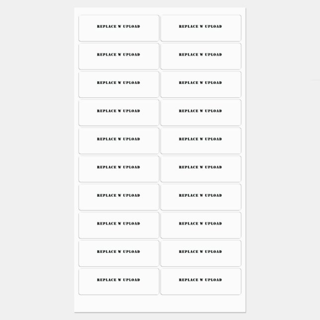 Wasserdichte Kennzeichnung für Unternehmen, Künstl Etiketten (Blatt)