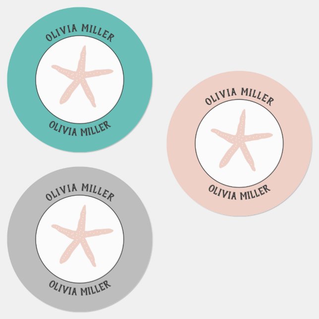 Wasserdichte Sternenetiketten für Schullager Etiketten (Gruppe)