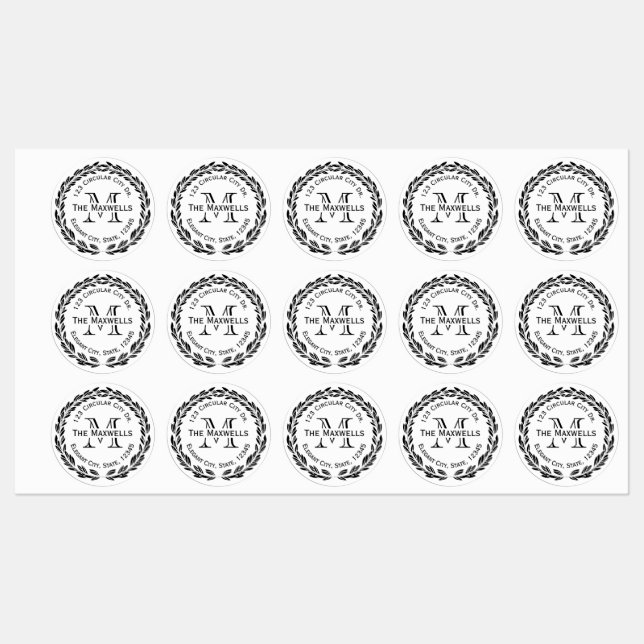 Wasserdichtes Adressen-Etiketten Etiketten (Blatt)