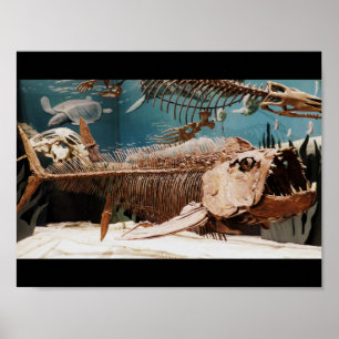 Wasserdino-Plakat Poster