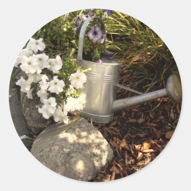 Wasserdose Runder Aufkleber (Vorderseite)