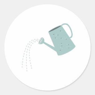 Wasserdose Runder Aufkleber