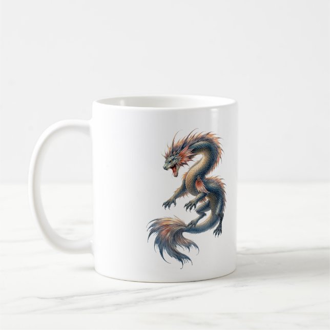 Wasserdrache Kaffeetasse (Links)