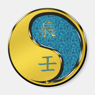 Wasserdrache Magnet