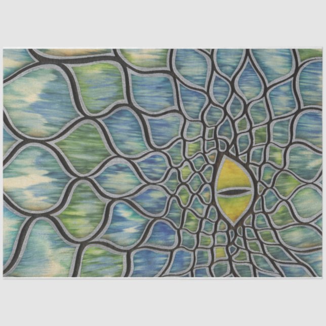 Wasserdrache Seidenpapier (Vorderseite)