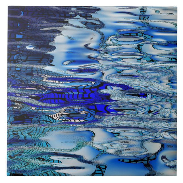 Wassereffekt Fliese (Vorderseite)