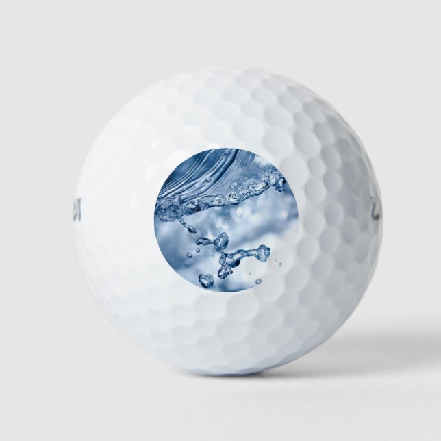 Wassereinschlag Golfball (Vorderseite)