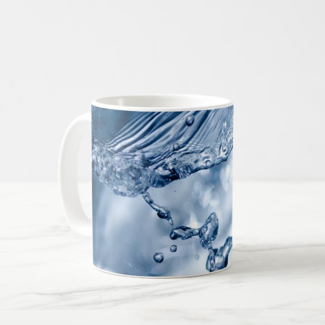 Wassereinschlag Kaffeetasse (Vorderseite Links)