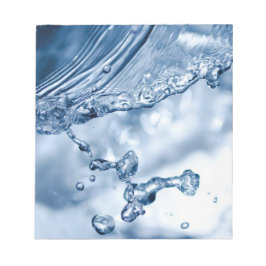 Wassereinschlag Notizblock