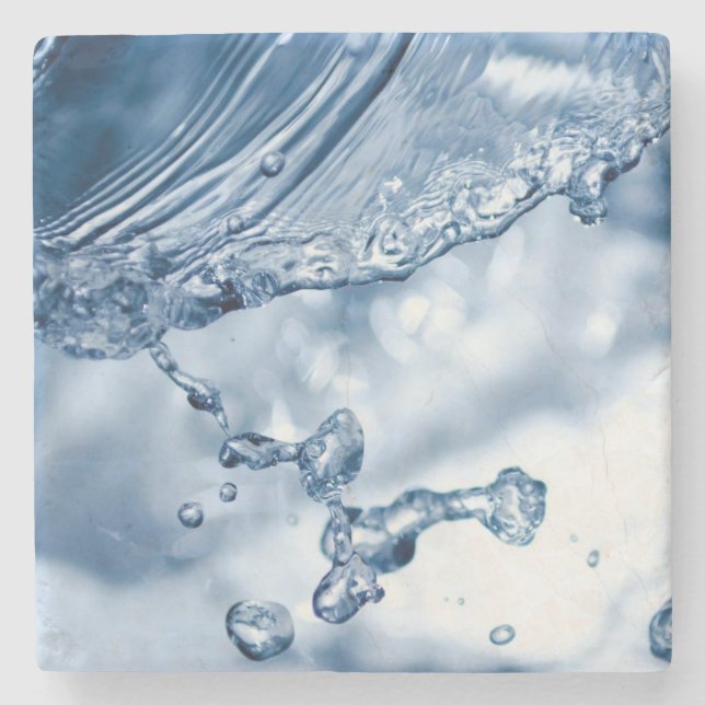 Wassereinschlag Steinuntersetzer (Vorderseite)