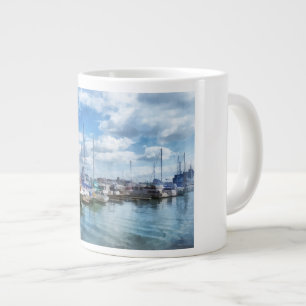 Wassereinzugsgebiet Fells Point Jumbo-Tasse