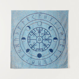 Wasserelement Norrunes Altar-Tuch - Tarot-Grundstü Wandteppich