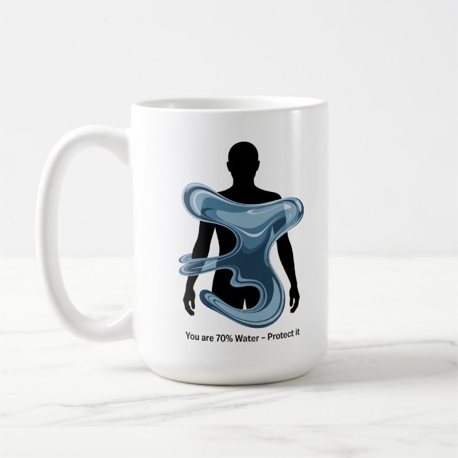 Wassererhaltung Öko-Bewusstseins-Design Kaffeetasse (Links)