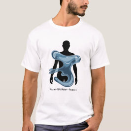 Wassererhaltung Öko-Bewusstseins-Design T-Shirt