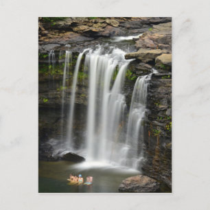 Wasserfall 2 postkarte