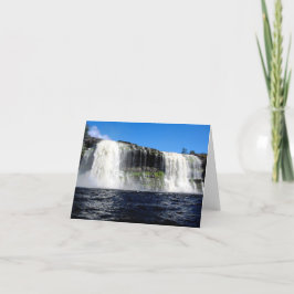 Wasserfall 4 Venezuela Dschungel Karte