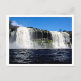 Wasserfall 4 Venezuela Dschungel Postkarte