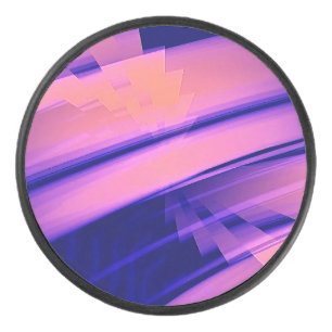 WASSERFALL ABSTRAKT EISHOCKEY PUCK