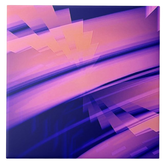 WASSERFALL ABSTRAKT FLIESE (Vorderseite)