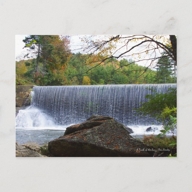 Wasserfall am Banner Elk, North Carolina Postcard Postkarte (Vorderseite)