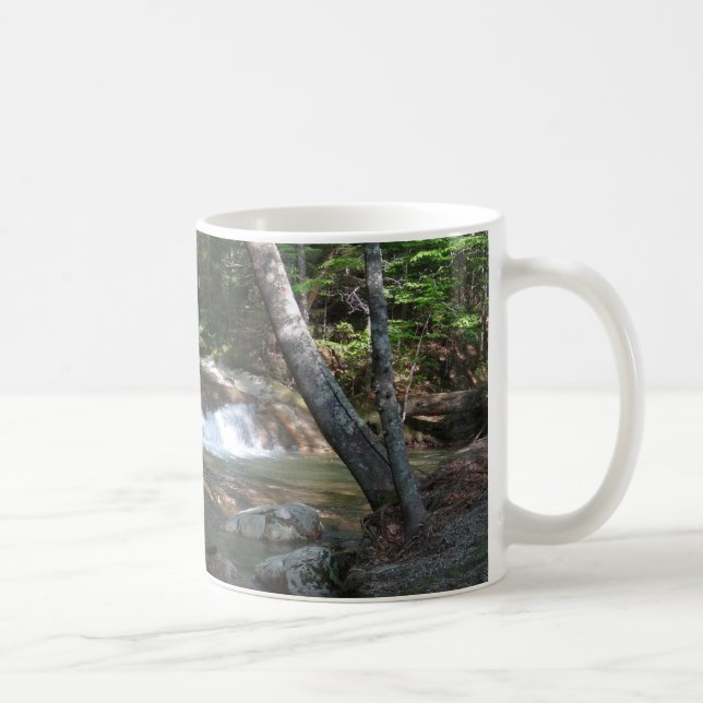 Wasserfall am Fluss Pemigewasset II Kaffeetasse (Rechts)