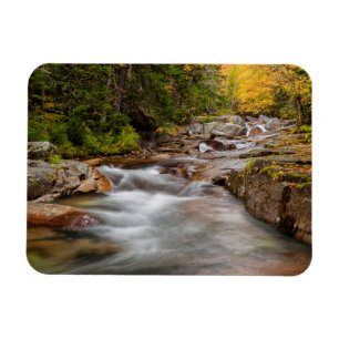 Wasserfall am Jefferson Brook, New Hampshire Magnet