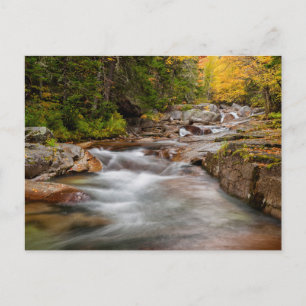 Wasserfall am Jefferson Brook, New Hampshire Postkarte
