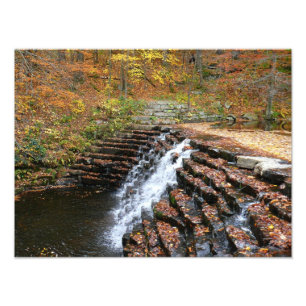 Wasserfall am Laurel Hill Staat Park II Fotodruck