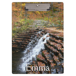 Wasserfall am Laurel Hill Staat Park II Klemmbrett