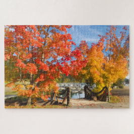 Wasserfall am See 1000-Teile-Puzzle Puzzle