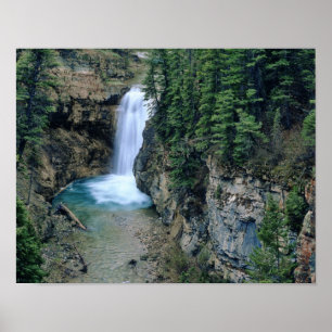 Wasserfall an Falls Creek in Lewis and Clark Poster