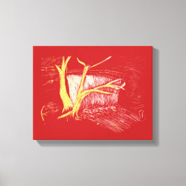 Wasserfall auf Vermilion Canvas Print Leinwanddruck